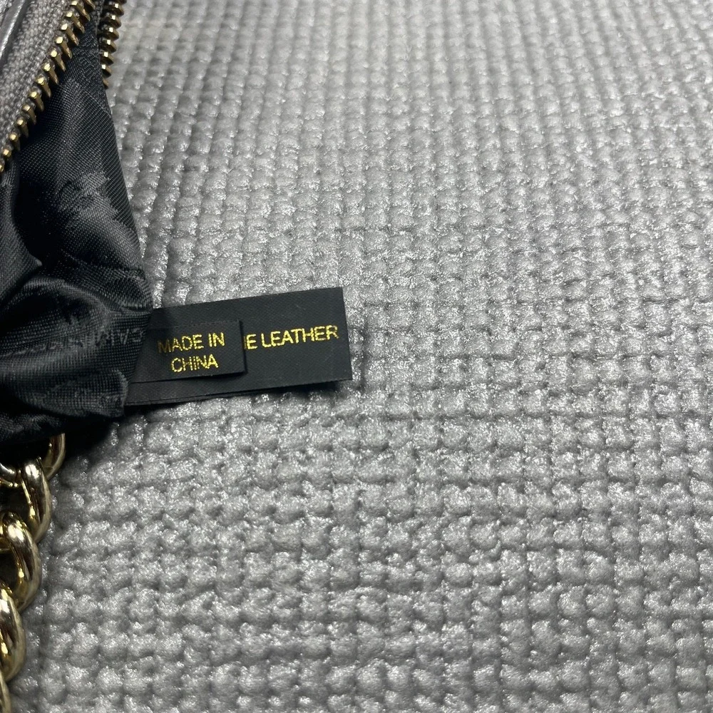 Rebecca Minkoff‎ Mini MAC Crossbody Bag Gray Leather Pockets Casual Chain Strap
